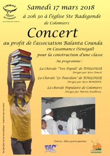 Affiche de concert