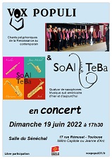 Affiche de concert